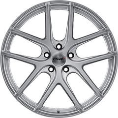 TSW 17x8 Geneva Matte Titanium Silver +40mm