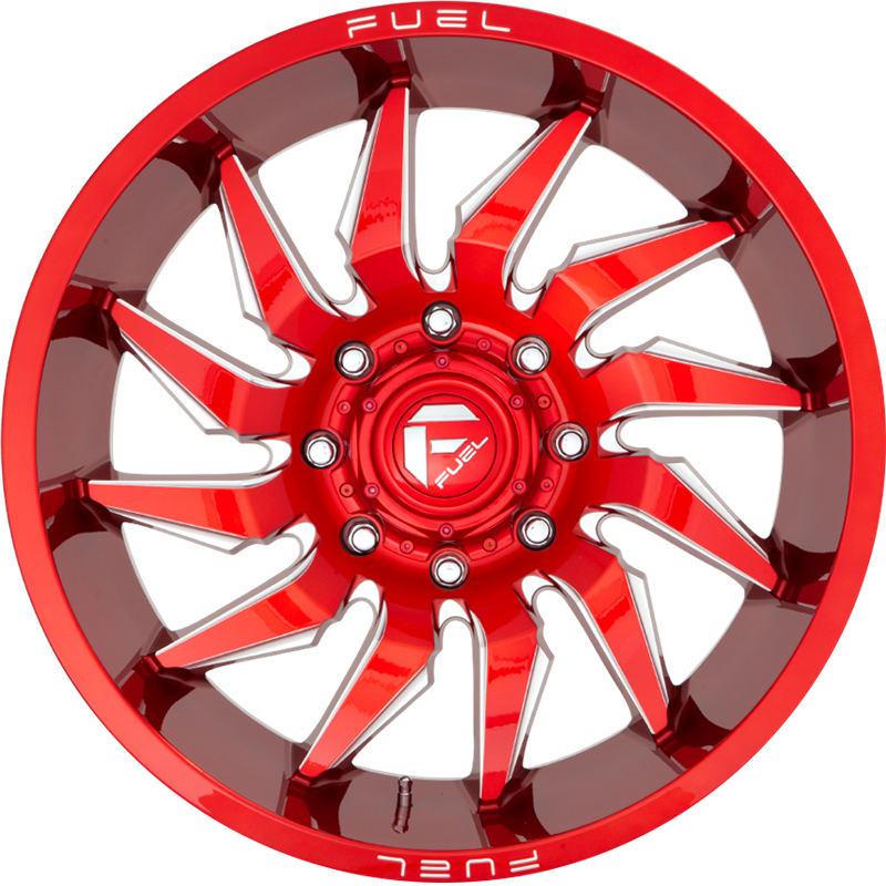 Fuel 20x9 D745 Saber Candy Red Milled +1mm