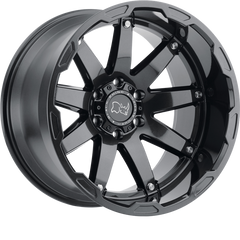 Black Rhino 18x9.5 Oceano Gloss Gunblack w/ Stainless Bolts +12mm