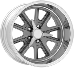 American Racing 18x8 VN427 Shelby Cobra Two-Piece Mag Gray Center w/ Polished Barrel +0mm