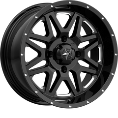 MSA Offroad Wheels 18x7 M26 Vibe Gloss Black Milled +0mm