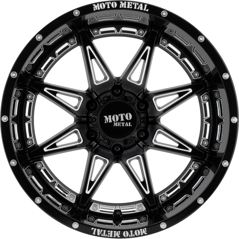 Moto Metal 20x10 MO993 Hydra Gloss Black Milled -18mm