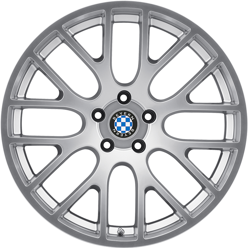 Beyern 19x9.5 Spartan Hyper Silver +15mm