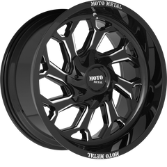 Moto Metal 20x10 MO999 Gloss Black Milled -18mm