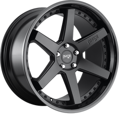 Niche 18x9.5 M192 Altair Matte Black w/ Gloss Black Lip +35mm