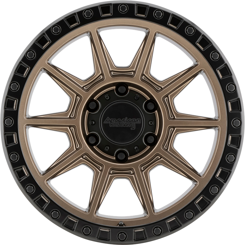 American Racing 18x9 AR202 Matte Bronze w/ Black Lip +0mm