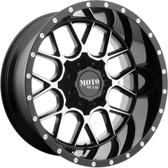 Moto Metal 20x9 MO986 Siege Gloss Black Machined +0mm