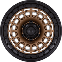 Black Rhino 17x9 BR014 Sahara Matte Bronze w/ Gloss Black Lip -12mm