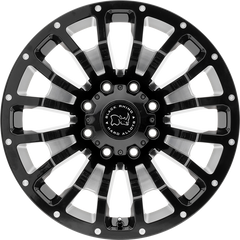 Black Rhino 18x9.5 Pinatubo Gloss Black w/ Milled Inside Window -18mm