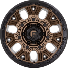 Fuel 17x9 D826 Traction Matte Bronze w/ Black Ring -12mm