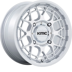 KMC Powersports 15x7 KS139 Technic UTV Gloss Silver Machined +38mm