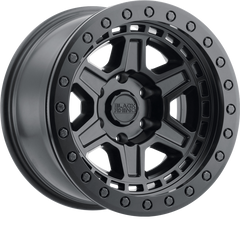 Black Rhino 17x8.5 Reno Beadlock Matte Black w/ Black Bolts -30mm