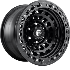 Fuel 17x9 D101 Zephyr BL Matte Black -15mm