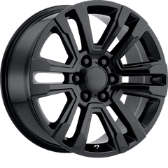 Performance Replicas 20x9 PR182 Gloss Black +24mm