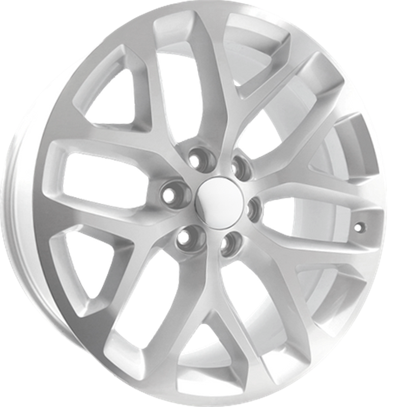 Performance Replicas 20x9 PR177 Silver Machined +24mm