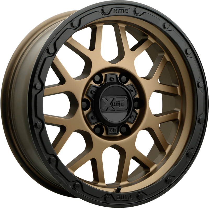 XD 18x8.5 XD135 Grenade OR Matte Bronze w/ Matte Black Lip +0mm