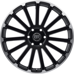 Black Rhino 20x9 Spear Matte Black w/ Matte Machined Lip Edge +15mm