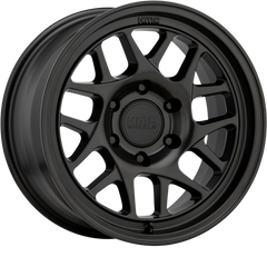 KMC 17x8.5 KM717 Bully OL Satin Black +0mm