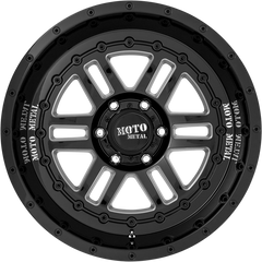 Moto Metal 20x12 MO800 Deep Six Gloss Black Milled -44mm