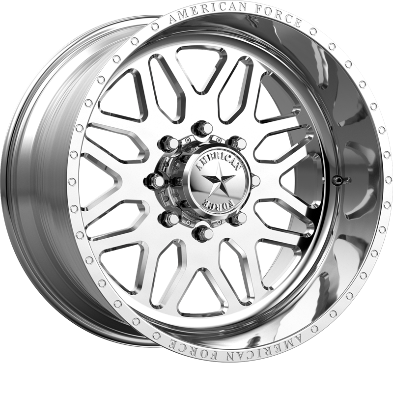 American Force 20x10 AFWB02 Trax SS Polished -25mm