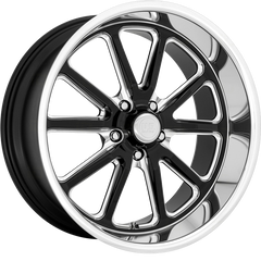 US Mags 18x9.5 U117 Rambler Gloss Black Milled +1mm