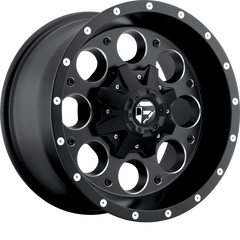 Fuel 15x10 D525 Revolver Matte Black Milled -43mm