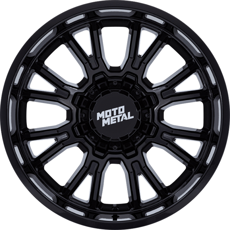 Moto Metal 17x9 MO810 Legacy Gloss Black +1mm