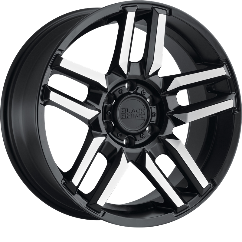 Black Rhino 20x9 Mesa Matte Black w/ Machined Face +2mm