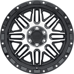 Black Rhino 18x9 Alamo Gloss Black w/ Machined Face and Stainless Bolts +2mm