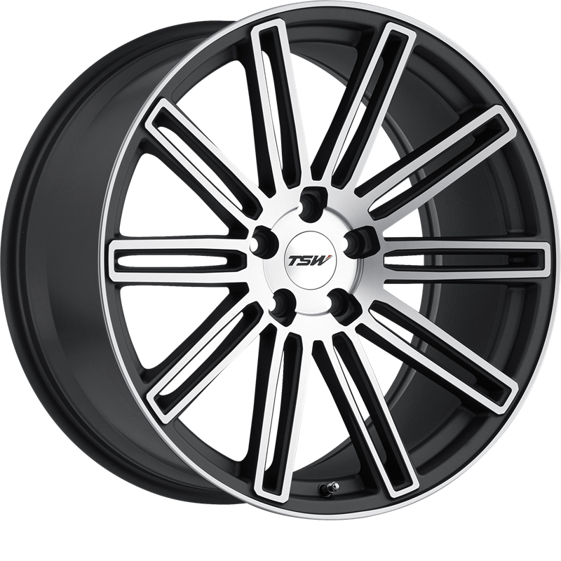 TSW 19x8.5 Crowthorne Matte Gunmetal w/ Matte Machined Face +32mm