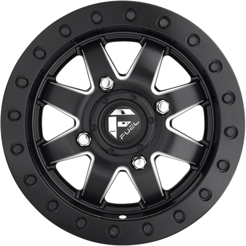 Fuel UTV 14x7 D938 Maverick Beadlock Matte Black Milled +38mm