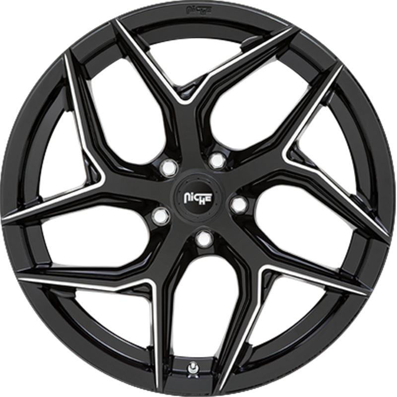 Niche 20x9 M266 Torsion Gloss Black Milled +35mm