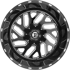 Fuel UTV 18x7 D581 Triton Gloss Black Milled +13mm