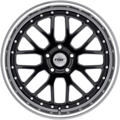 TSW 17x8 Valencia Gloss Black w/ Mirror Cut Lip +32mm