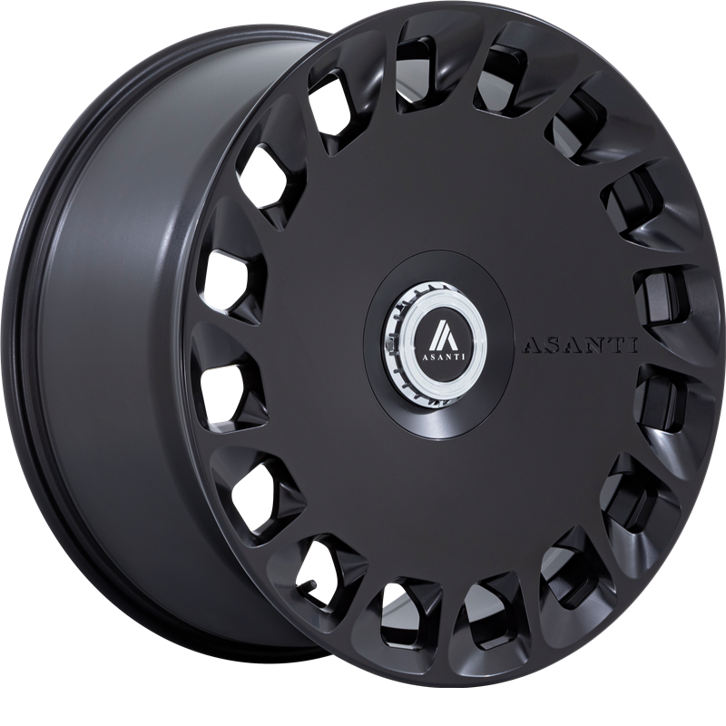 Asanti 20x9 ABL-45 Aristocrat Matte Black +15mm