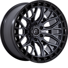 Fuel 17x9 FC869 Sigma Matte Gumetal w/ Matte Black Lip +1mm