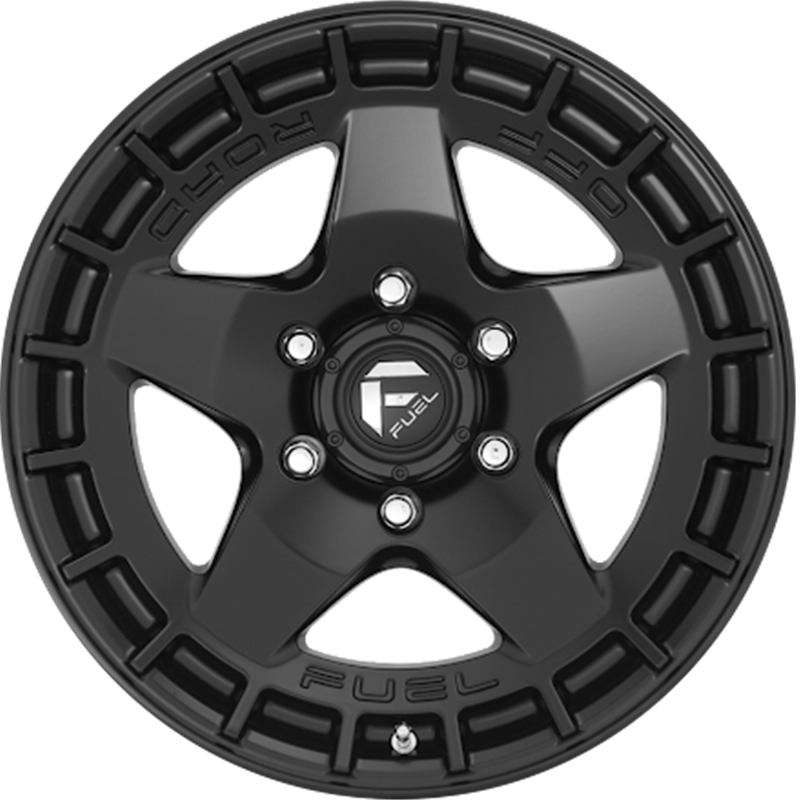 Fuel 17x9 D733 Warp Satin Black -12mm