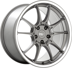 Motegi Racing 19x8.5 MR152 SS5 Gunmetal w/ Machined Lip +30mm