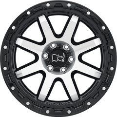 Black Rhino 20x9 Coyote Gloss Black w/ Machined Face and Stainless Bolts +12mm