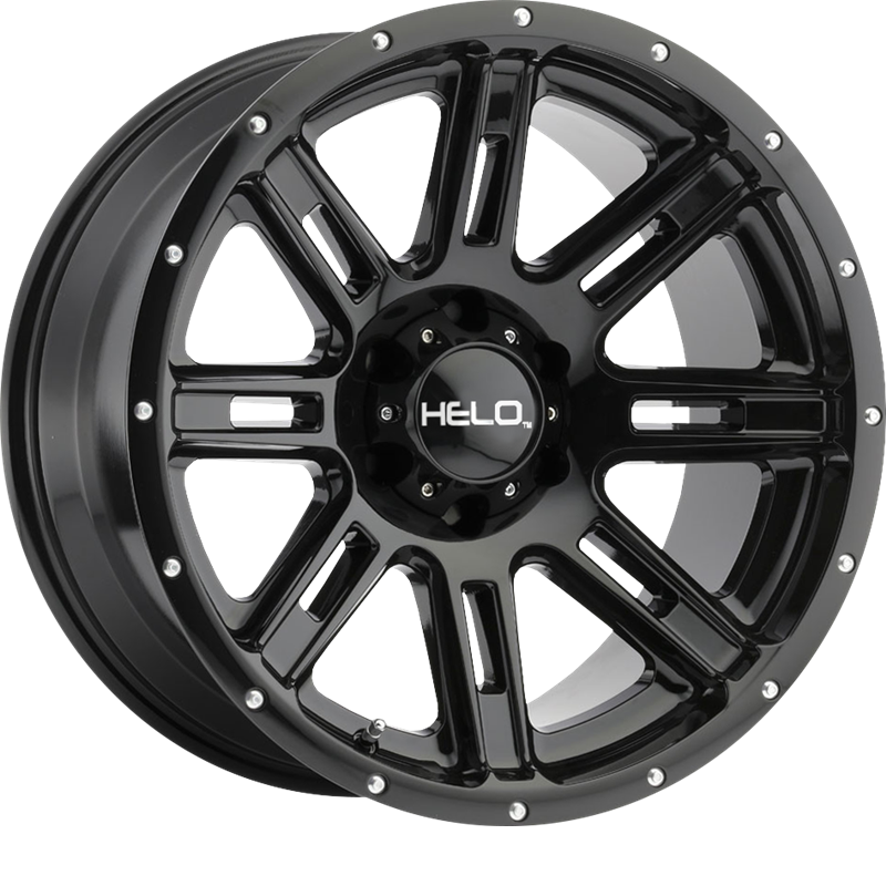 Helo 20x10 HE900 Gloss Black -24mm