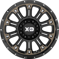 XD 18x9 XD829 Hoss II Satin Black Machined w/ Dark Tint +18mm