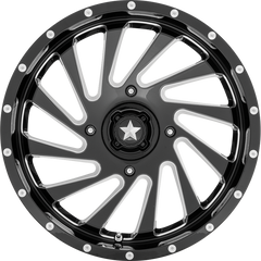 MSA Offroad Wheels 20x7 M46 Blade Gloss Black Milled +0mm