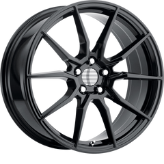 Performance Replicas 17x9 PR193 Gloss Black +24mm