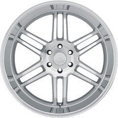 Black Rhino 20x9 Katavi Silver w/ Mirror Cut Face and Lip +30mm