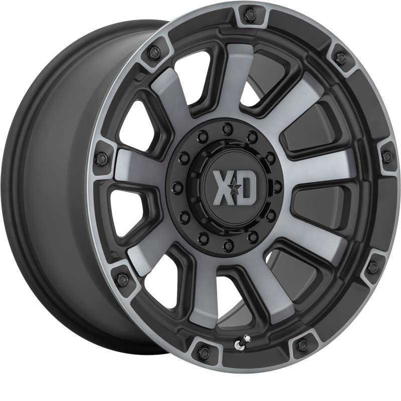 XD 20x10 XD852 Gauntlet Satin Black w/ Gray Tint -18mm