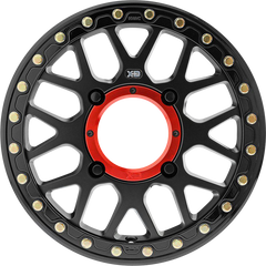 KMC Powersports 14x7 KS235 Grenade Beadlock Satin Black +10mm