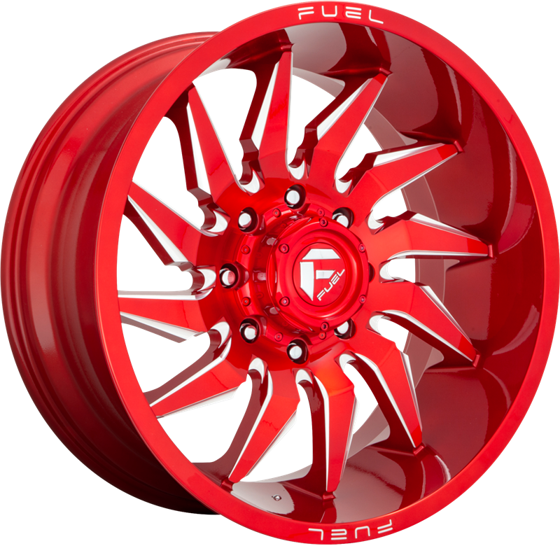 Fuel 20x10 D745 Saber Candy Red Milled -18mm