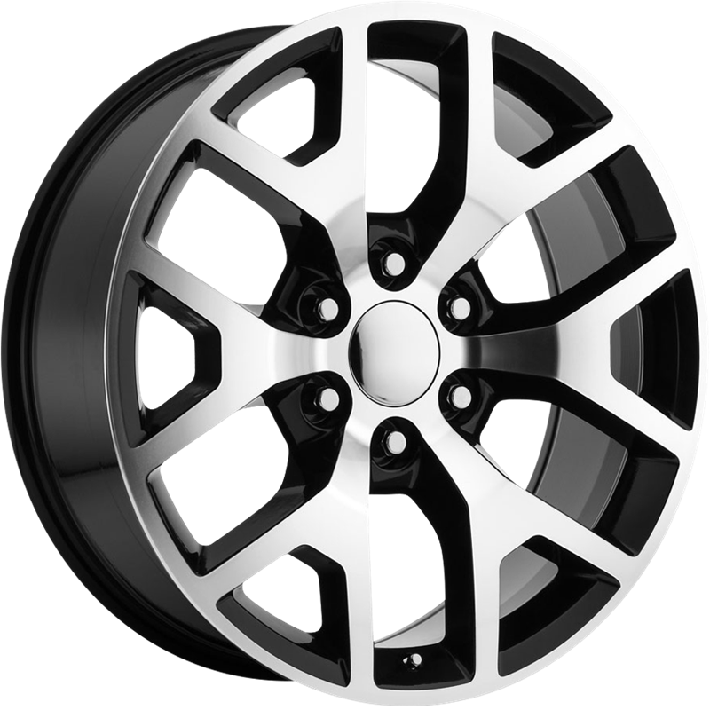 Performance Replicas 20x9 PR169 Gloss Black w/ Machined Spokes +27mm