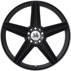 Mandrus 18x9.5 Estrella Matte Black w/ Machined Lip Edge +50mm