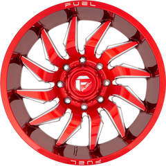 Fuel 20x9 D745 Saber Candy Red Milled +1mm